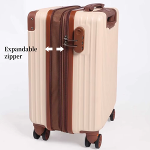 कस्टम 6 पीसी सामान सेट डिचेबल व्हील बड़ी क्षमता वाले सामान पर ले जाते हैं जो मेकअप केस के साथ सेट - Product Image 3