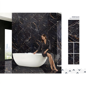 Ascort Navy 600x1200mm Glossy Digital Porcelain Tiles 60x120cm Polished Floor and <b>Wall</b> Tiles for Commercial Interiors - Product Image 4