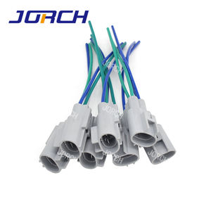 2 पिन पुरुष इलेक्ट्रॉनिक प्रशंसक प्लग 4.8mm श्रृंखला निविड़ अंधकार ऑटो तार दोहन कनेक्टर 176143-6 DJ7021Y-4.8-11 - Product Image 5