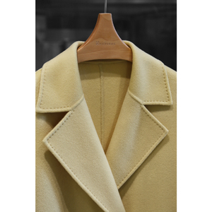Cappotto Max Coat di Alta Qualità da <span class=keywords><strong>Donna</strong></span> di Lusso in Cashmere Double-Face Giacca Invernale Lunga da <span class=keywords><strong>Donna</strong></span> in Cashmere Stile Mara - Product Image 2
