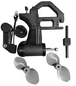 <span class=keywords><strong>Moteur</strong></span> électrique de pêche à la traîne sans balais 12V 850W amélioré - <span class=keywords><strong>Commande</strong></span> <span class=keywords><strong>au</strong></span> <span class=keywords><strong>pied</strong></span>/main, forte poussée, hélice pour kayak/<span class=keywords><strong>bateau</strong></span>, résistant à l'eau de mer - Product Image 6