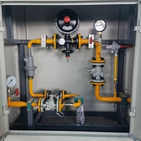 Système de régulation de pression de gaz naturel intégré sur skid, station de réduction de gaz, construction en acier au carbone, certification ATEX pour