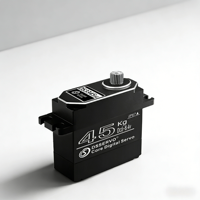 Servomoteur numérique étanche Dsservo DS3345 45KG haute vitesse avec boîtier entièrement métallique et moteur à noyau en fer