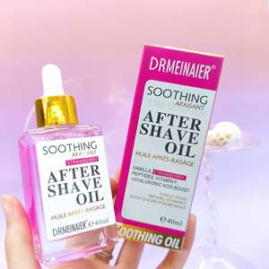 DR.MEINAIER Aceite de Afeitado Puro y <span class=keywords><strong>Natural</strong></span> para un Brillo Suave, con Ácido Hialurónico, Previene los Vellos Encarnados para Mujeres, Potente - Product Image 4