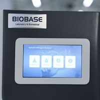 Aparato de Nitrógeno Kjeldahl BIOBASE, Analizador de Nitrógeno Kjeldahl Semiautomático para Pruebas de Proteínas en Alimentos para Laboratorio