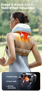 ODM/OEM Elektrischer Shiatsu-Massagegerät mit Wiederaufladbarer Knet- und Klopf-Funktion für Nacken, Rücken und Schultern mit Handmassagefunktion - Product Image 2