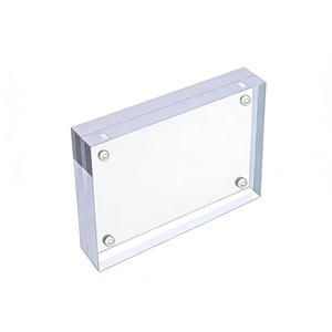 Marco de Fotos de Doble Cara con Logotipo Personalizado, Soporte de Exhibición de Escritorio, Marco Magnético de Acrílico Transparente para Fotos, Regalos de Recuerdo - Product Image 4