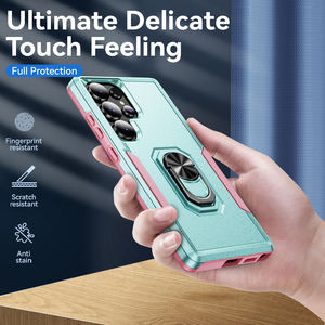 Funda Protectora Resistente a Caídas con Soporte Giratorio <span class=keywords><strong>2</strong></span> en 1 para Teléfono Móvil Samsung <span class=keywords><strong>Galaxy</strong></span> S25/S25+/S25 Plus/S25 Ultra - Product Image 2