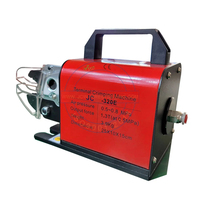 Machine à sertir les câbles portable JCW-320E, alimentée pneumatiquement, bon prix pour la fabrication de câbles en vrac