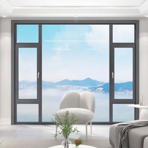 Ventanas de Aluminio Abatibles con Marco Estrecho, Resistentes a Huracanes, Insonorizadas, de 110 mm de Grosor, Fácil Montaje - Product Image 6