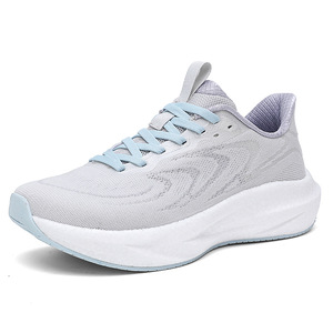 Lace-Up Mesh Sneakers Round Toe White Orange Breathable Sporty Style All Seasons Rubber Outsole EVA Midsole wholesale - Product Image 2