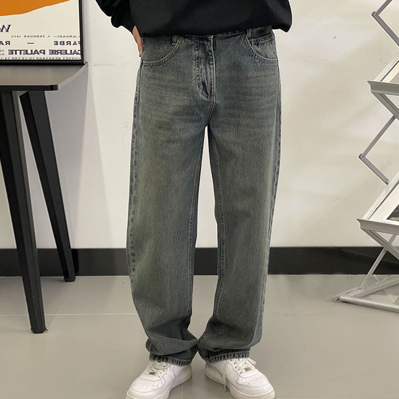 YUCE Men s Retro Simple Denim