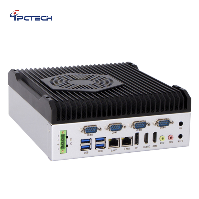 Industrial Embedded Mini PC H310 X86 Core 8/9th - I3/I5/I7/I9 Fan 9-36V Wide Voltage Mini Box Computer