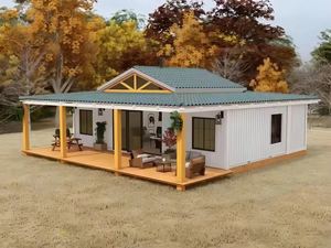 Trung Quốc Sang Trọng Xách Tay Prefab Modular Container Nhà Mỹ Phong Cách Đất Nước Biệt Thự Trong 20ft & 40ft Kích Thước Sẵn Sàng Cho Di Động Cuộc Sống - Product Image 2