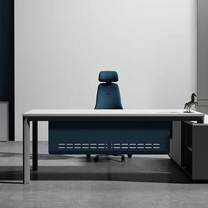 Office <strong>Desk</strong> Modern Executive <strong>Desk</strong> <strong>Metal</strong> Frame With <strong>Metal</strong> Table Legs Furniture Office Steel Table Frame - Product Image 2