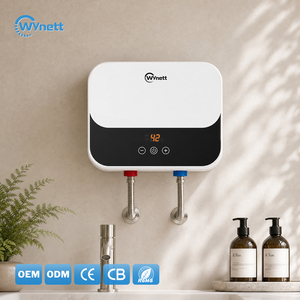 Calentador de Agua Eléctrico Instantáneo de 3.5/4.5/5.5kW para Hogar, Cocina, Baño, Auto, RV, <span class=keywords><strong>Caravana</strong></span>, Camping, Ducha - Product Image 1