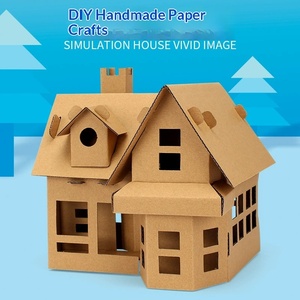 Modèles en papier 3D créatifs pour enfants, avion, char, voiture, sous-marin, jouets d'assemblage en <span class=keywords><strong>carton</strong></span>, modèle personnalisable SGZY001, vente en gros - Product Image 3