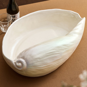 Piatto Moderno <span class=keywords><strong>in</strong></span> Ceramica Non Tossica per Sashimi di <span class=keywords><strong>Salmone</strong></span>, Forma Irregolare, Stoviglie di Alta Qualità per Hotel, Ristoranti, Buffet e Feste di Pesce - Product Image 4