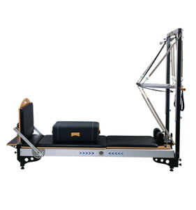 Aleación de aluminio y madera Trapecio Medio entrenamiento Inicio Pilates Reformer Tower Yoga Machine para uso doméstico - Product Image 1