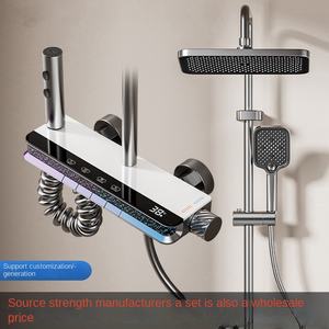 Высокопоставленная полностью медная душевая головка для душа, оптовая продажа, усилитель давления для домашней ванной комнаты, изготовленный из латуни - Product Image 2