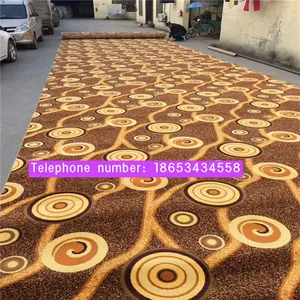 Wholesale Modern Design Carpet Luxury 5 Star Corridor Hotel Lobby Carpet Wall To Wall Print Moquette Carpets Supplier