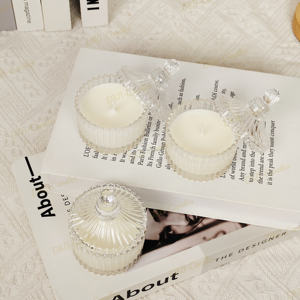 Ensemble de bougies multi-parfumées de luxe, faites à la main, non toxiques, en verre, boîte - 100% cire de soja biologique, bougies d'aromathérapie, Thanksgiving, Pâques - Product Image 5