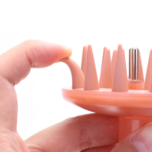 Hair Oil <b>Dispenser</b> Massage Brush Scalp Massager <b>Shampoo</b> Brush Hair Scrub Brush Logo - Product Image 5