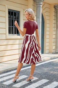 Vestido de corsé Split Irregular <span class=keywords><strong>Prom</strong></span> vestido Sexy vestido de cumpleaños para mujer vendaje moda estampado vestido largo - Product Image 4