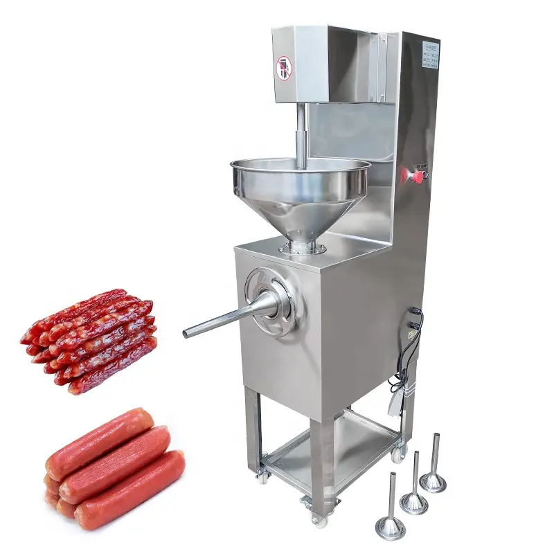 Kommerzielle automatische elektrische pneumatische Wurst puffer Edelstahl Fleisch füll maschine