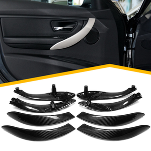 AURON for BMW 3 Series 4 Series F30 F31 Interior <b>Door</b> <b>Handle</b> Kit Accessories <b>Replacement</b> Carbon Fiber - Product Image 6