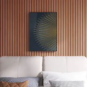 कासरो असली एक्यूपैनल स्लैट लकड़ी की दीवार पैनल सजावटी ध्वनिक स्लैट लकड़ी पैनल