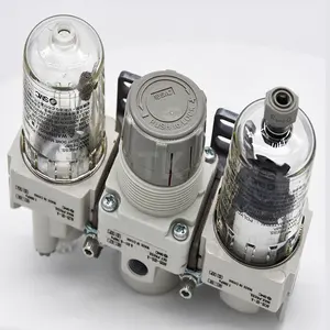 SMC AC40-02G-1-A Regulator Filter Regulator Lubricator FRL Combination