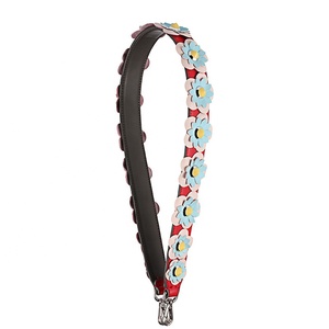 ZONESIN 4cm <span class=keywords><strong>de</strong></span> large Floral femmes épaule ceinture haut <span class=keywords><strong>en</strong></span> <span class=keywords><strong>cuir</strong></span> <span class=keywords><strong>de</strong></span> vache <span class=keywords><strong>sac</strong></span> sangles <span class=keywords><strong>sac</strong></span> cintre Vaccetta sangle <span class=keywords><strong>en</strong></span> <span class=keywords><strong>cuir</strong></span> pour sacs à main 2 pièces 90cm - Product Image 5