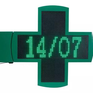 TPDISPLAY P16 Outdoor Green LED Pharmacy Cross <b>Display</b> Farmacia Croce Cruz De Farmacia LED Sign - Product Image 4