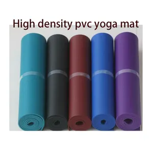 Logo personalizzato delle stuoie di yoga della gomma della schiuma del pvc di sport di esercizio di forma fisica ad alta densità