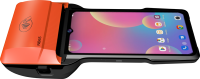 Terminal de point de vente Android 14 64 bits avec imprimante 80 mm de 6,5 pouces, double caméra, NFC et Bluetooth