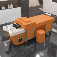 Nouveau lit de spa de style thaïlandais de haute qualité Salon de beauté spécial Cycle d'eau chauffe-eau traitement de la tête intégration shampooing lit