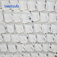 Tasse à Café en Céramique Blanche Vierge de Haute Qualité 11oz pour Sublimation, Produit de Gros par le Fabricant Taza