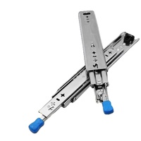 Glissières de tiroir robustes de 53 mm avec verrouillage, en acier inoxydable, capacité de charge 125 kg, pour meubles et quincaillerie d'armoires