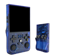 Consoles de jeux portables R36 Max, écran IPS de 4,0 pouces, grand écran, 10 000+ jeux intégrés, lecteur open source, joystick 3D, console de jeux vidéo