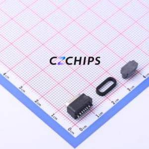 TYPEC-244LD-ARP6X7 USB Connector Through hole Component (THT) Connector Type-C Female Through Hole 6P - Product Image 2