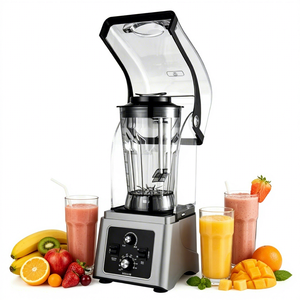 Sound Proof High Power Smoothie Blender Commercial Heavy Duty Multifunctional <b>Machine</b> Blender Powerful Motor 2600W High-power Mo - Product Image 1