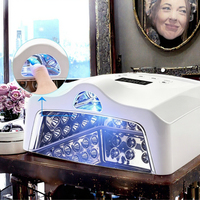Lampe à ongles UV LED sans fil haute puissance 128W, séchage rapide, portable, rechargeable, pour vernis gel, pour salon et usage domestique