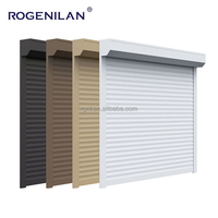 Vente en gros Volet roulant automatique en aluminium pour maison Stores anti-ouragan et volets