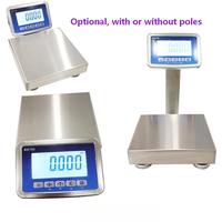 Balance de table LCD légère et étanche Beiheng, entièrement en acier inoxydable, haute précision 0,1g, OEM kg pour aliments, produits chimiques, fruits de mer