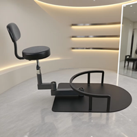Tabouret de coiffeur réglable pour salon de beauté, chaise de coiffeur pivotante avec roulettes, chaise de technicien de salon, tabouret pivotant