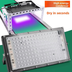 Lámpara UV de Alta Potencia 110V 220V para Secador de Uñas, Reparación de Pantallas de Teléfono y Pegamento de Resina UV, <span class=keywords><strong>Luz</strong></span> Verde, <span class=keywords><strong>Luz</strong></span> Púrpura, Exposición UV LED - Product Image 2