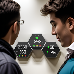 Cảm Biến Chất Lượng Không Khí Gắn Tường WIFI Máy Phân Tích Co2 Co2 Máy Đo Co2 Máy Đo Khí Thông Minh Mẫu Mới Đang Giảm Giá Mạnh - Product Image 4