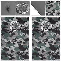 Pour Play Station5 étuis de protection peaux personnalisées panneaux de coque couvertures de couleur Camouflage avec ventilateur pour Console PS5