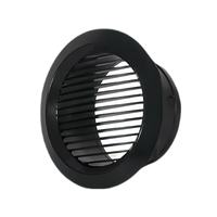 Diffuseur d'air rond en ABS noir de haute qualité, réglable, design moderne, pour climatisation et sortie d'air